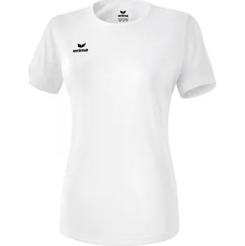 Dámské tričko ERIMA FUNKČNÍ TRIKO KRÁTKÝ RUKÁV TEAMSPORT - DÁMSKÉ - Bílá - velikost 36 eur