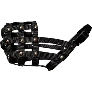 Náhubek pro psa Palkar nylonový náhubek pro psy vel. 4 30 cm x 11 cm černá (Palkar nylonový náhubek pro psy vel. 4 30 cm x 11 cm černá)