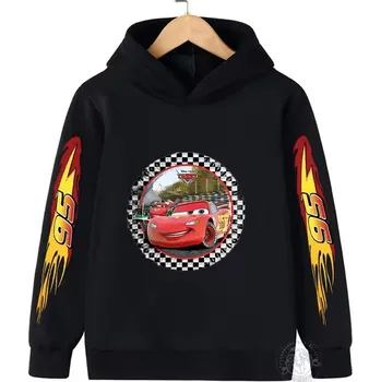 Chlapecký svetr Dětská mikina CARS Lightning McQueen (mix barev) potisk 2 Barva: Černá, Velikost: 150