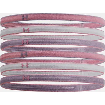 Sportovní čelenka Dámské čelenky Under Armour UA Mini Headbands (6ks) 1286016-698 Růžová OSFA