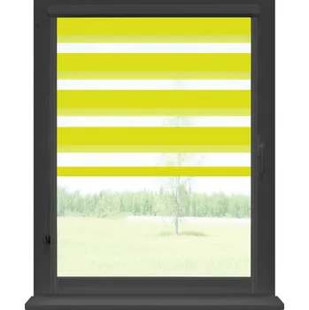 Roleta Dekodum Roleta den a noc v antracitové kazetě soft, barva látky Limetka Šířka (cm): 31, Výška (cm): Standardní (do 150 cm), Strana mechanismu: Práva