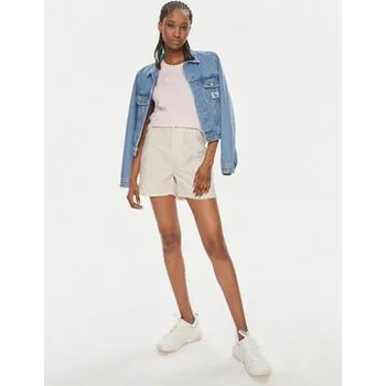 Pepe Jeans Šortky z materiálu Tilly PL801093 Écru Regular Fit M