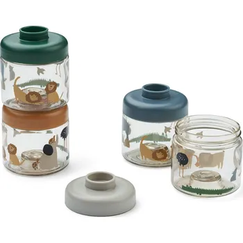 Svačinový box LIEWOOD Krabičky na jídlo Dominique - All together / Sandy