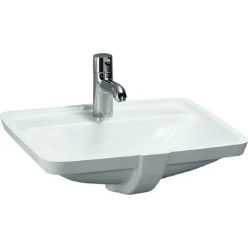 Umyvadlo Laufen Pro-S Umyvadlo vestavné 49x36 cm, otvor pro baterii, přepad, bílá H8119660001041 OUTLET