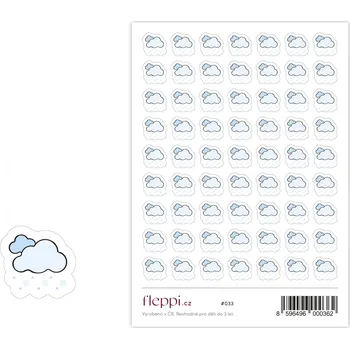samolepka Fleppi Samolepky Sníh