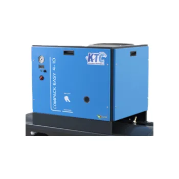 Kompresor Šroubový kompresor KTC COMPACK EASY 7, Tlaková verze - max. tlak 10 Bar (900 l/min), Tlaková nádoba bez nádoby, Sušička vzduchu - kondenzační bez sušičky