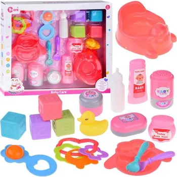 Doplněk pro panenku Vidora ZA4800 sada příslušenství pro panenky s nočníkem a kachničkou