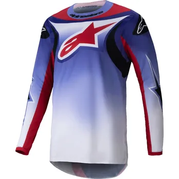 Moto oblečení Motokrosový dres Alpinestars Fluid Wurx fluo fialovo-červený