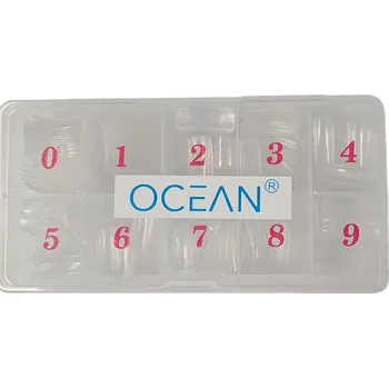 Umělé nehty Leventi Sada čirých nehtů pro nehtovou modeláž