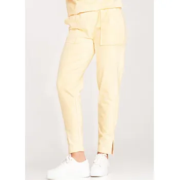 Dámské kalhoty Sportovní bavlněné kalhoty M1035 FIGL Barva: Žlutá, Velikost: L