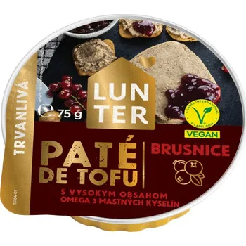 Hotové jídlo Lunter Paté de Tofu Brusinka 75g