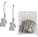 Králíček k zavěšení, 10 ks D6664