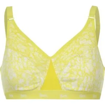 Podprsenka dámská podprsenka LONSDALE - WHITE/LIMEADE - 34DD (75DD) (Lonsdale Crop Top Ladies)