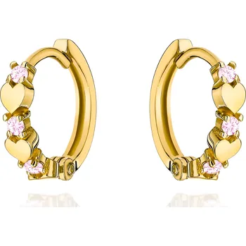 Hodinky Náušnice Bonore - Zlato 585 - Kubický Zirkon 136909