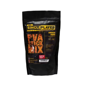 Návnadová surovina SinglePlayer PVA Stick Mix 500g Hmotnost: 500g, Příchuť: Smoked Squid
