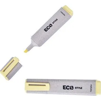 Zvýrazňovač Zvýrazňovač "HL05 Eco Style", žlutá, 1-4 mm, FLEXOFFICE FO-HL05/ECO