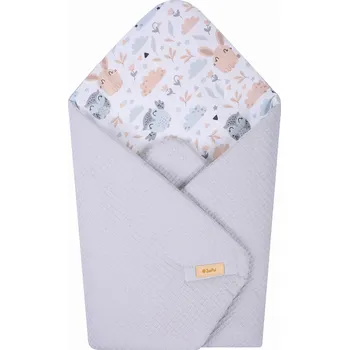 Zavinovačka Zavinovačka bavlněná VAFLOVÁ Vzor: Šedá-lesní zvířátka