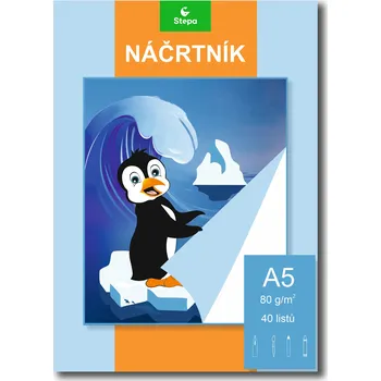 Sešit Náčrtník A5 40 listů