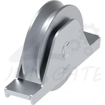 příslušenství k bráně Vodící kolo s nízkým držákem, V-profil