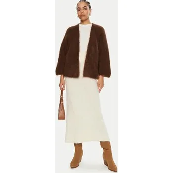 Dámský svetr Dixie Kardigan M277K004A Hnědá Relaxed Fit S