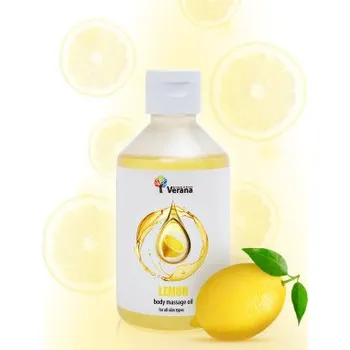 VERANA Masážní olej citrón 250 ml