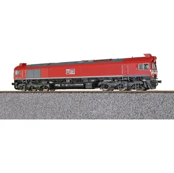 Vláček a vláčkodráha Diesellok H0, C77, 266 442 MEG, Ep VI, Vorbildzustand um 2020, verkehrsrot, Sound+Rauch, DC/AC - expresní doprava