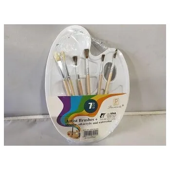 Dětské hřiště Zestaw pędzelków z paletą 7el