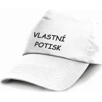 Čepice ON-DESIGN Dětská baseballová čepice s potiskem Barva: bílá