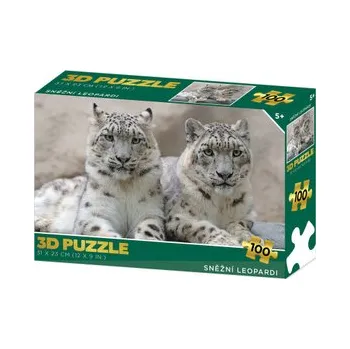 Puzzle Puzzle 3D - Sněžní leopardi