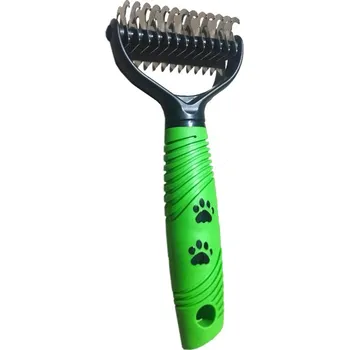 Kosmetika pro psa Silinde Hrablo s ergonomickou rukojetí na prořídnutí srsti