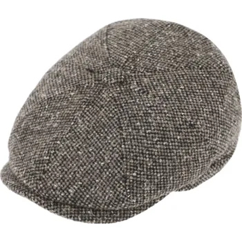 Čepice Fiebig - Headwear since 1903 Bekovka Hatteras od Fiebig - hnědá pekařská bekovka - Melanžová příze Velikost: 58 cm