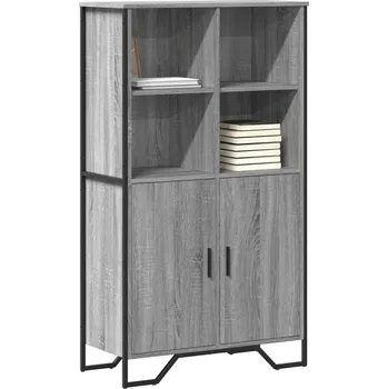 Příborník do zásuvky vidaXL Highboard šedý sonoma 79,5 x 35,5 x 137,5 cm kompozitní dřevo