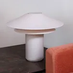 FARO BARCELONA Stolní lampa Shan, béžová, pergamen/ocel, výška 48,5 cm - Ø základny 18,8 cm; délka propojovacího kabelu 210 cm 1 x 15 W LED - Doprava zdarma