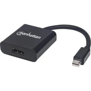 MANHATTAN Adapter mini DP na HDMI, aktivní, černá
