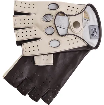 Rukavice Špongr Pánské kožené řidičské rukavice BOHEM BP béžovo hnědé s podšívkou NanoAg Velikost: 7 1/2"