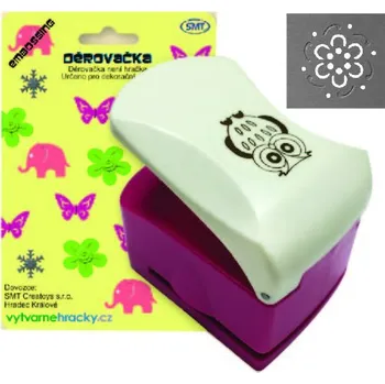 Děrovačka Creatoys Děrovačka 32mm s embosing efektem - květ 10