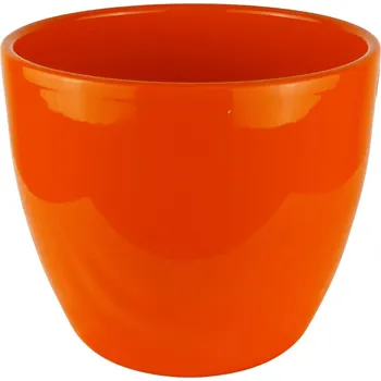 Obal na květináč Obal 909 Fire orange lesk 15 cm - 6 ks