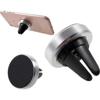 Air univerzální magnetický držák na mobil do větráku - stříbrný