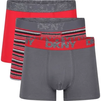 Pánská móda Pánské boxerky DKNY NASH S Šedá, Červená, Mix