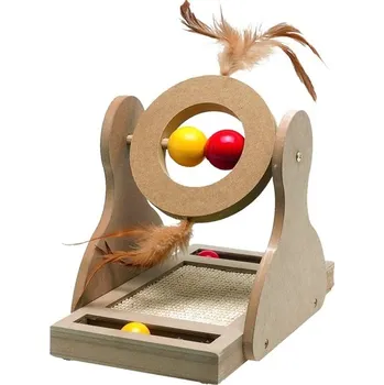 Hračka pro kočku Karlie Tumbler interaktivní hračka se škrabadlem pro kočky 30 cm