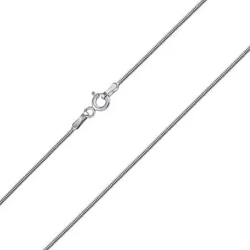 Řetízek Stříbrný řetízek hádek 1,3mm - rhodiovaný varianta 50 cm