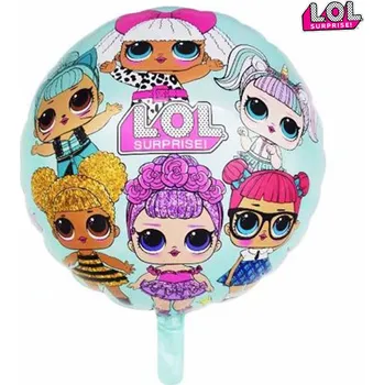 Balónek Fóliový balónek L.O.L Surprise 45 cm zelený