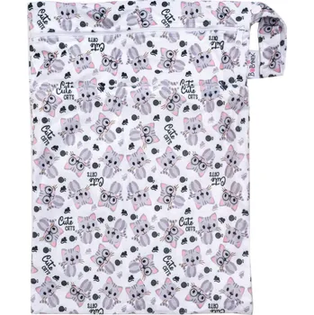 Pytel na pleny Bobánek Nepromokavá taška extra jemná normal - Cute cats