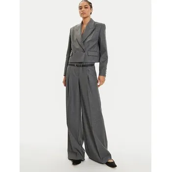 Dámské sako IVY OAK Sako Jenny IO119105 Šedá Loose Fit 36