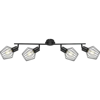 Bodové svítidlo Rabalux bodové svítidlo Belano E27 4x MAX 40W černá 3537