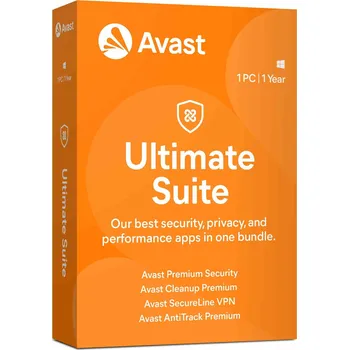 Antivir _Prodloužení Avast Ultimate for Windows 1 licence na 12 měsíců