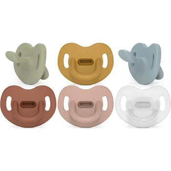 dudlíky Šidítko anatomické silikon 0-6m SX PRO - Colour essence