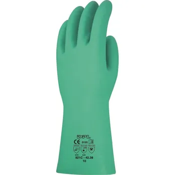 Pracovní oblečení ARDON Rukavice INTERFACE PLUS, chemické A5500/09 9 Zelená odstíny