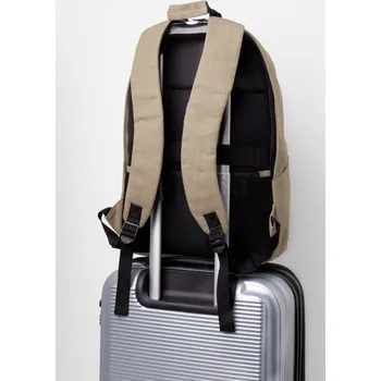 Městský batoh Reklamní Rebyss Back batoh z recyklované plátno, béžová