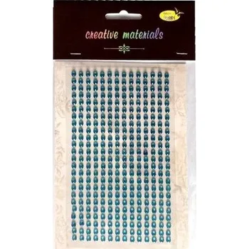 Set školních potřeb Stiker z kryształkami 4mm 336szt jasnoniebieskie